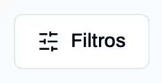 Botão Filtros, no topo da lista de leads