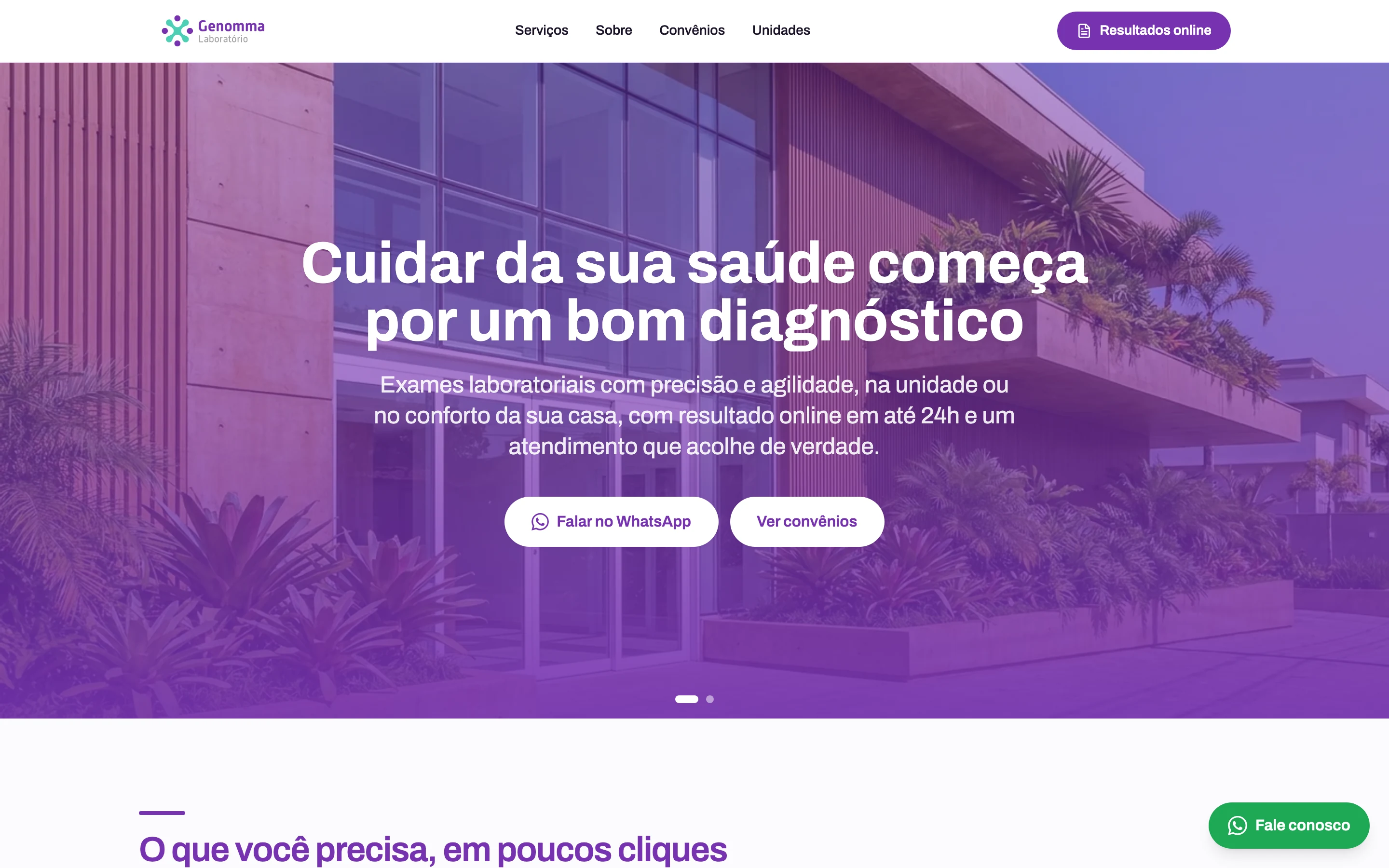 Página de laboratório publicada pelo Clube do Lab